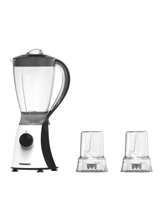 TORNADO Electric Blender 2 Mills, 1.5 L 600 W TB-600/2 Multicolour  - Image 1