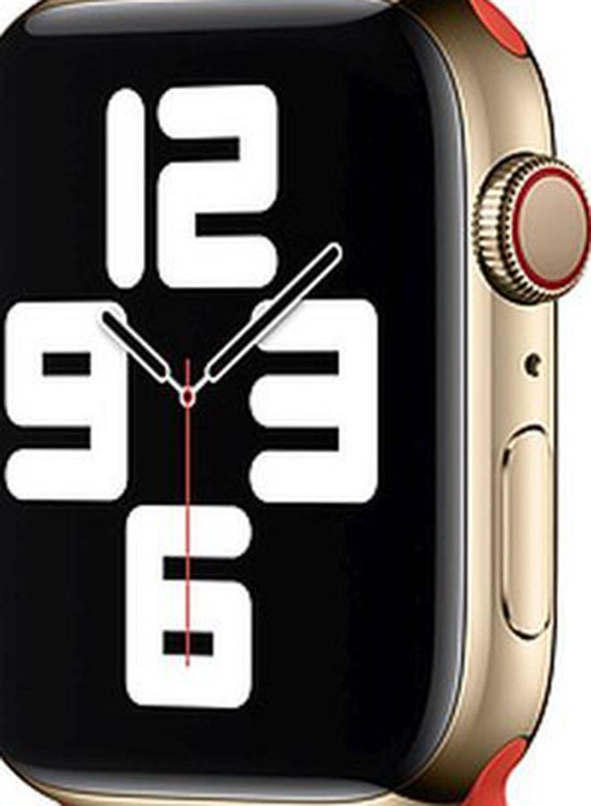 Apple - Replacement Sports Band For Apple Watch 44mm Red/Blue - Image 1