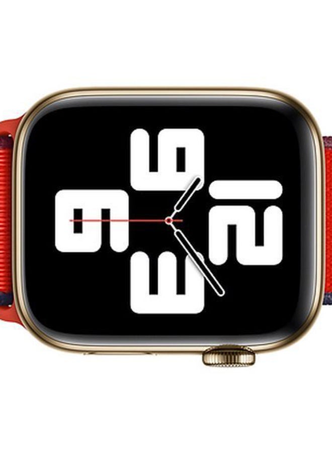 Apple - Replacement Sports Band For Apple Watch 44mm Red/Blue - Image 1