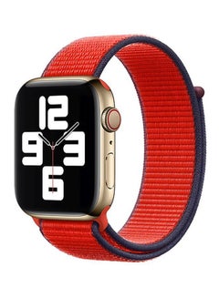 Replacement Sports Band For Apple Watch 44mm Red/Blue