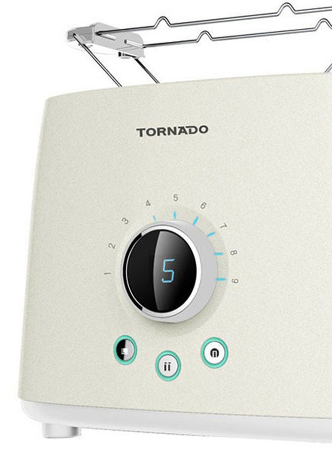 تورنيدو توستر 2 شريحة 1000 W TT-1000D أبيض  - Image 3