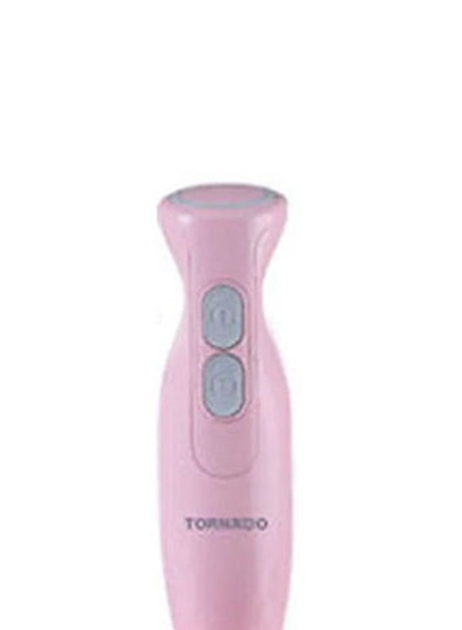 TORNADO - Hand Blender, Chopper THB-1000ER Pink/White - Image 1