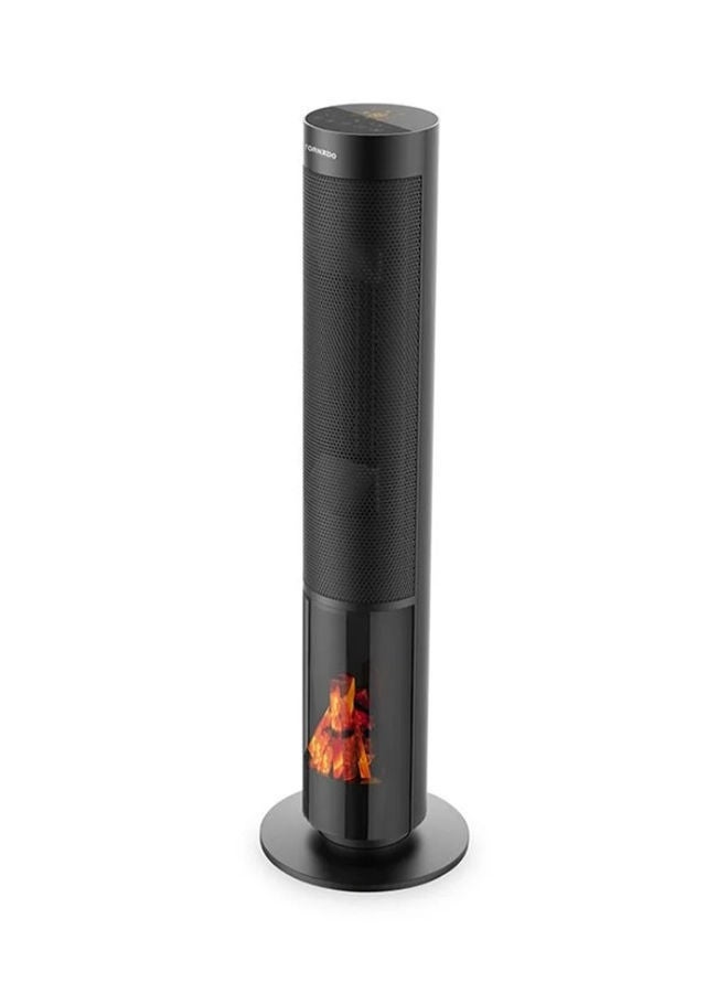 تورنيدو - دفاية سيراميك 16 متر ريموت 2000 W TPH-2000DF أسود - Image 1