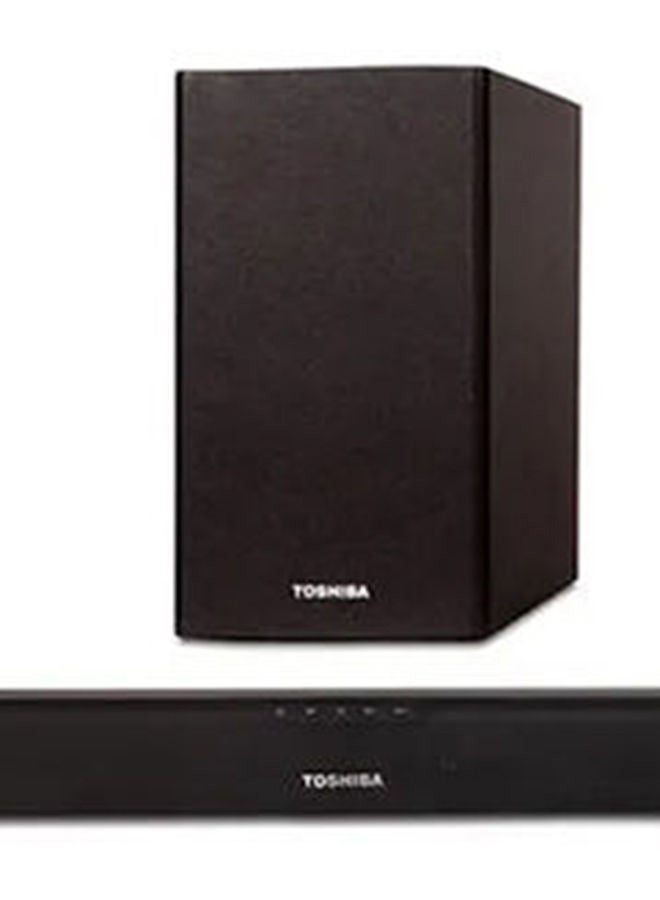 Toshiba - Sound Bar 120 Watt With USB Input and Bluetooth-Black TS212 Black - Image 1