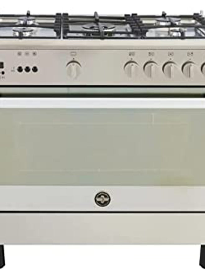 LA GERMANIA - Freestanding Cooker 90 x 60 cm 5 Gas Burners 9C10GLA1X4AWW Stainless - Image 1
