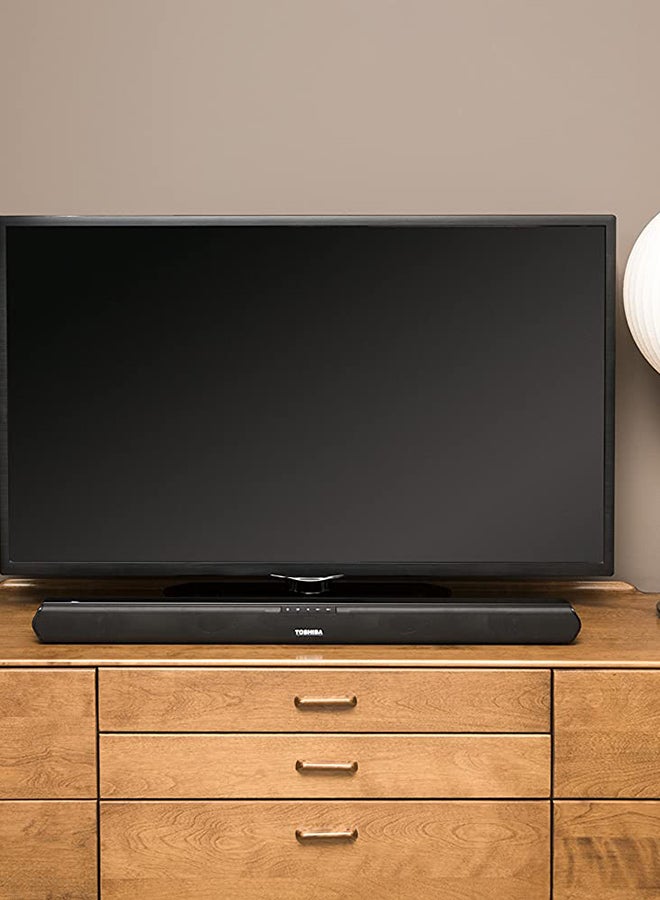 Toshiba - Sound Bar 120 Watt With USB Input and Bluetooth-Black TS212 Black - Image 1