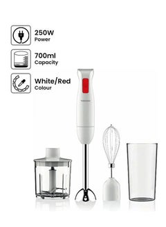 TORNADO Hand Blender, Chopper, Whisk, HB-250T White  - Image 1