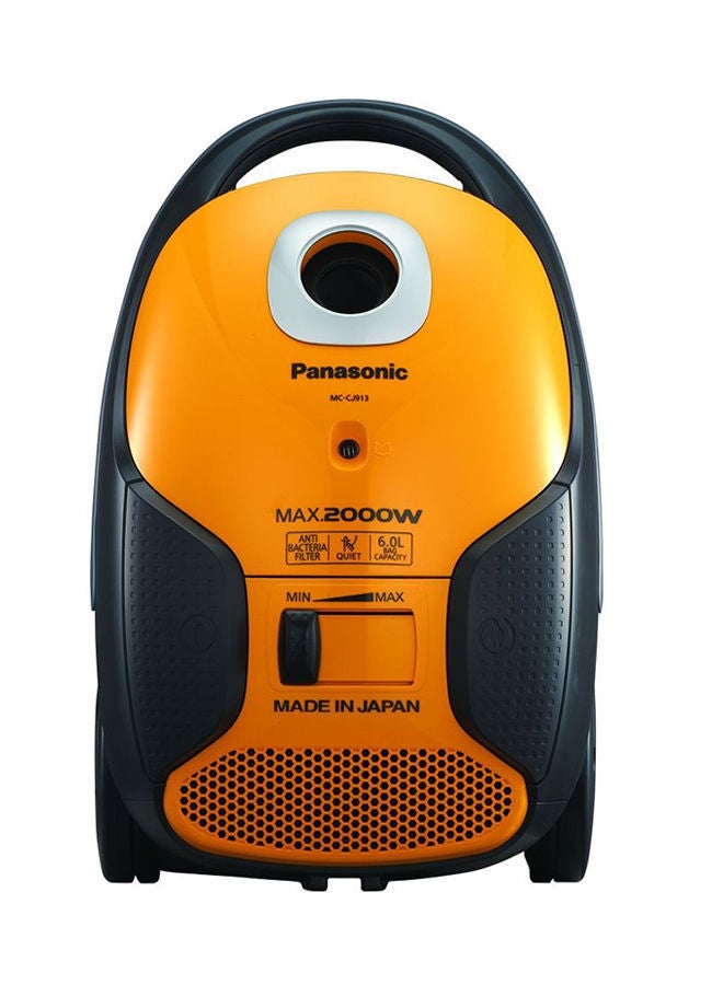 باناسونيك مكنسة كهربائية بقدرة 2000 وات 6 L 2000 W MC-CJ913 أصفر/ أسود/ فضي - Image 1