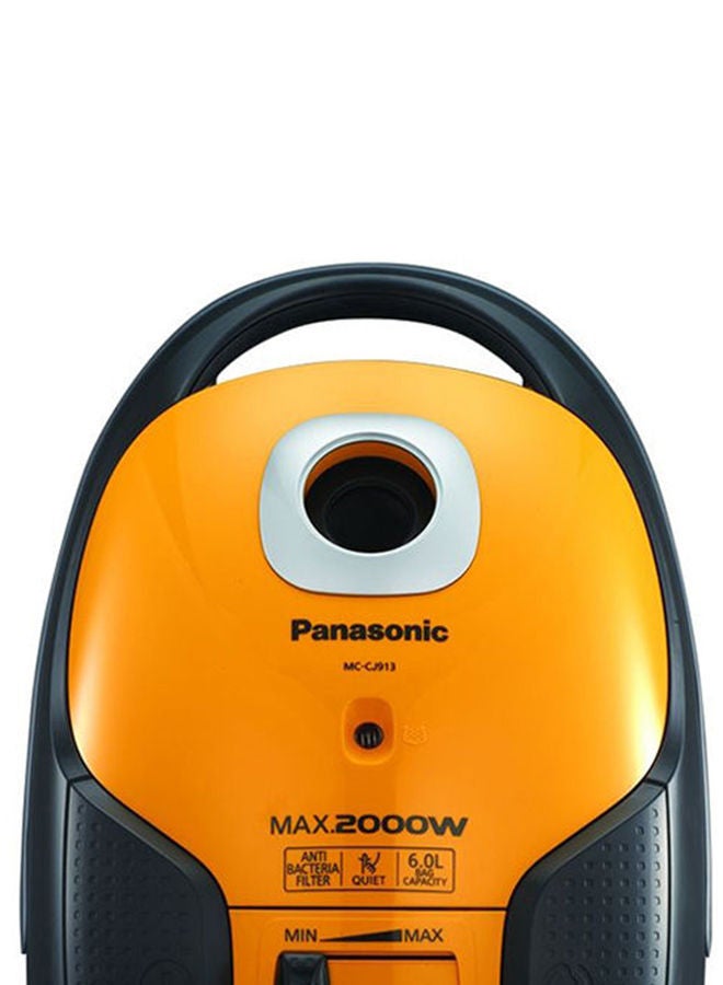 باناسونيك مكنسة كهربائية بقدرة 2000 وات 6 L 2000 W MC-CJ913 أصفر/ أسود/ فضي - Image 2