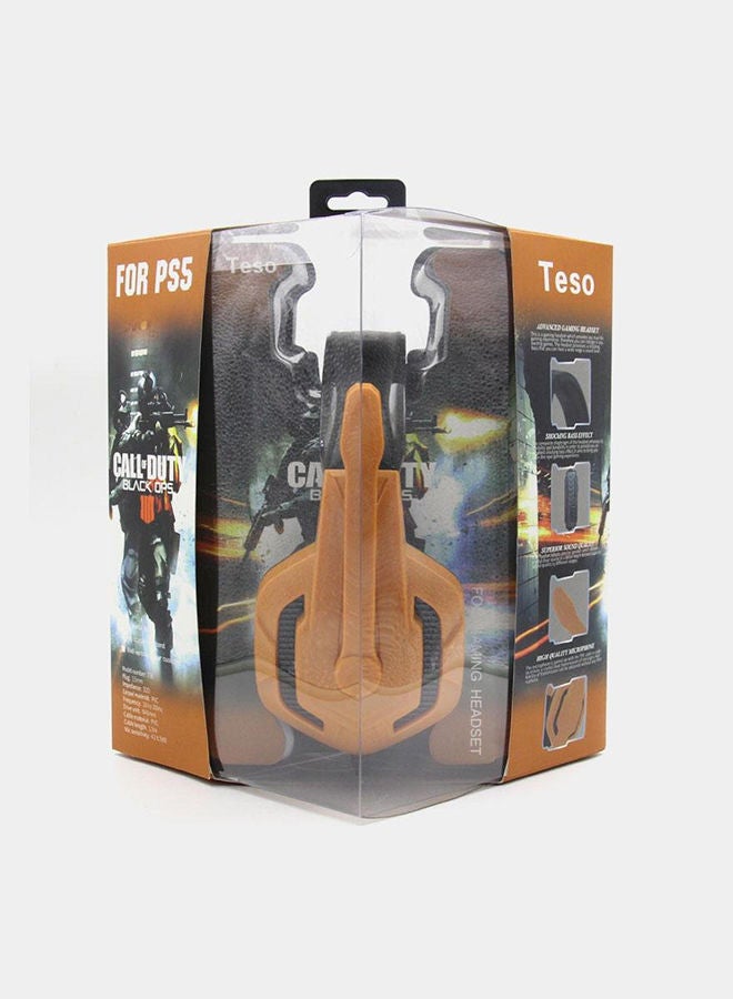 Teso Black Ops 4 Over The Head Wired Gaming Headphones For PS4 /PS5 /XOne /XSeries /Nswitch /PC - Image 2