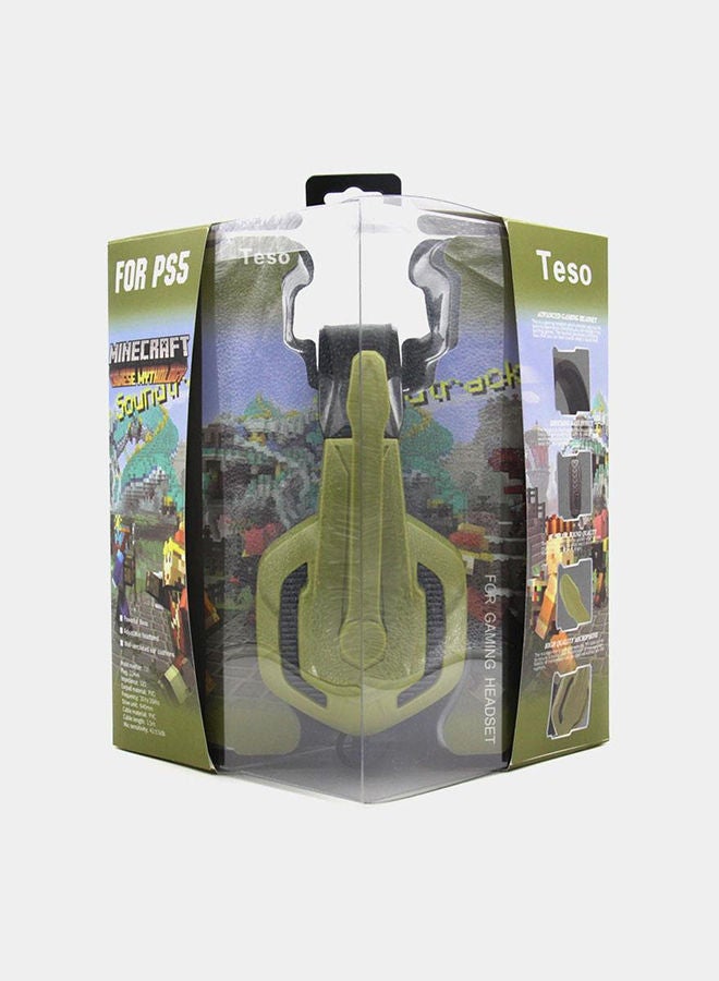 تيسو سماعة رأس ماين كرافت سلكية بتصميم يغطي الأذن للألعاب - Image 2