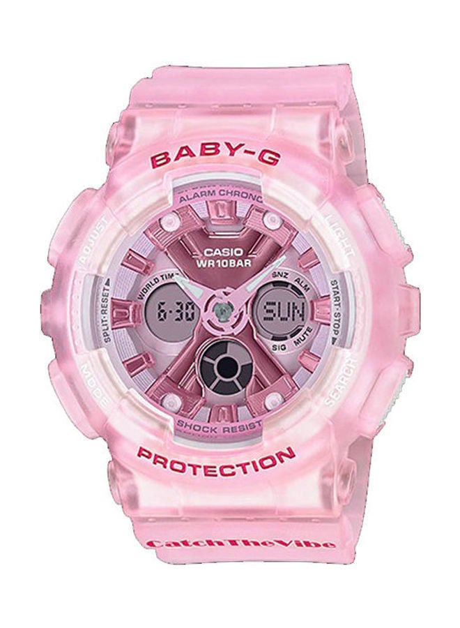 كاسيو ساعة يد رقمية بسوار من الراتنج طراز BA 130CV 4ADR - Image 1