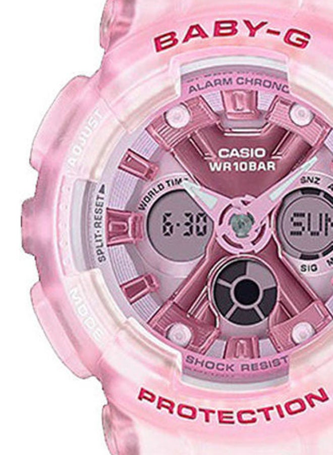 كاسيو ساعة يد رقمية بسوار من الراتنج طراز BA 130CV 4ADR - Image 4