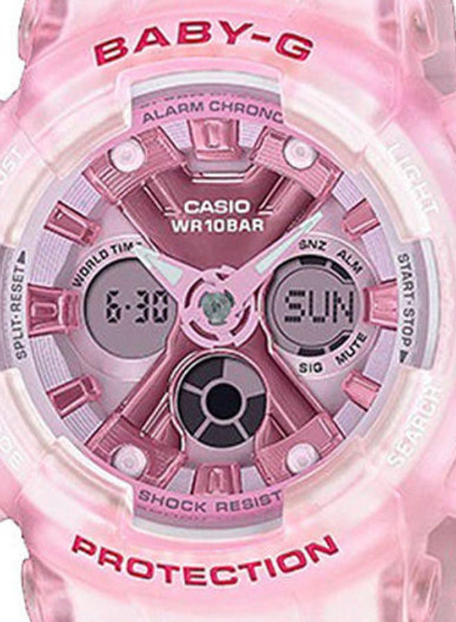 كاسيو ساعة يد رقمية بسوار من الراتنج طراز BA 130CV 4ADR - Image 3