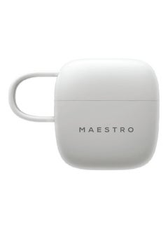 Maestro Fashionable True Wireless Ear Buds White  - Image 1