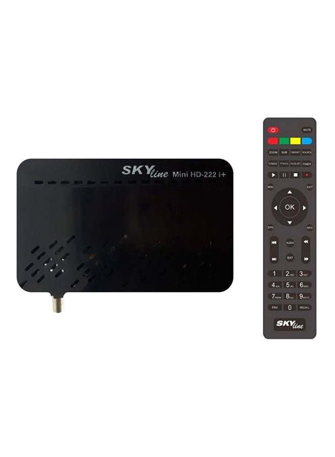 SKYLINE - HD Mini Digital Satellite Reciever HD-222 iv Black - Image 1