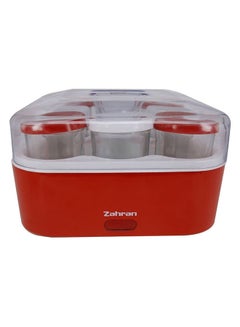 Zahran Yogurt Maker, 8 Jars, 25.0 W YG6003EG Red / White  - Image 1