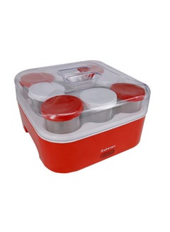 Zahran Yogurt Maker, 8 Jars, 25.0 W YG6003EG Red / White  - Image 2