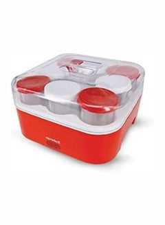 Zahran Yogurt Maker, 8 Jars, 25.0 W YG6003EG Red / White  - Image 4