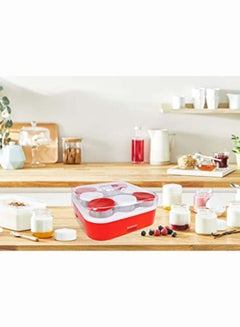 Zahran Yogurt Maker, 8 Jars, 25.0 W YG6003EG Red / White  - Image 5