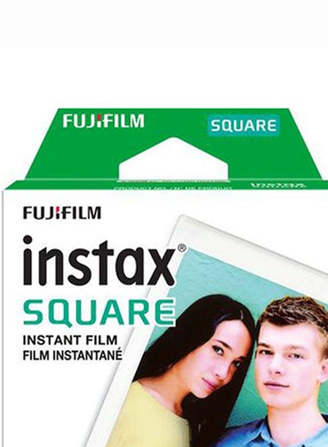 FUJIFILM Pack Of 2 Instax Square Instant Film White - Image 5