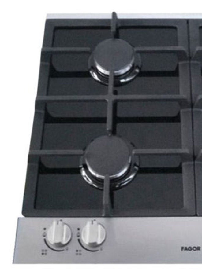 fagor 4-Burner Built-in Hob 5CFI-64GLSTXA Silver/Black  - Image 2
