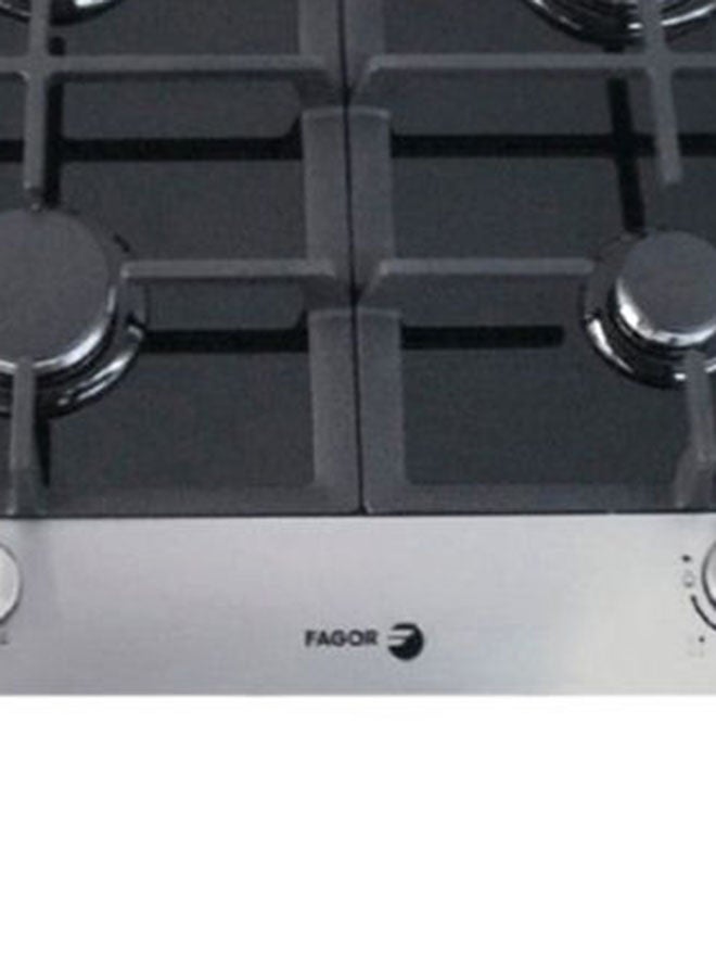 fagor 4-Burner Built-in Hob 5CFI-64GLSTXA Silver/Black  - Image 4