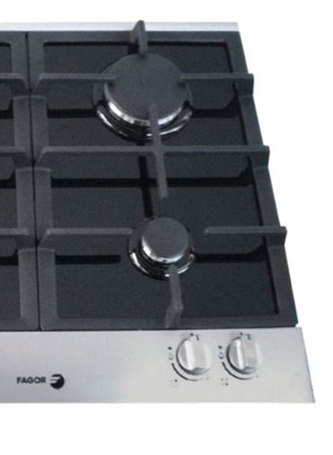 fagor 4-Burner Built-in Hob 5CFI-64GLSTXA Silver/Black  - Image 3