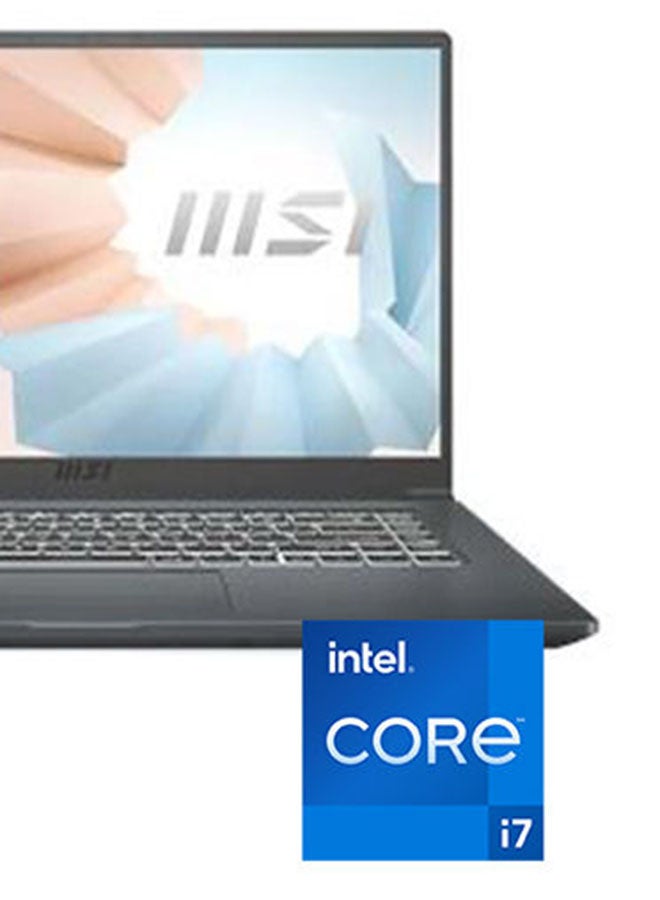 MSI - Modern 15 A11SB Laptop With 15-Inch Display, Core i7 Processer/16GB RAM/512GB SSD/2GB Nvidia GeForce MX450 Graphics Card/Windows English Carbon Gray - Image 1