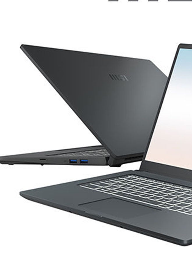 MSI - Modern 15 A11SB Laptop With 15-Inch Display, Core i7 Processer/16GB RAM/512GB SSD/2GB Nvidia GeForce MX450 Graphics Card/Windows English Carbon Gray - Image 1