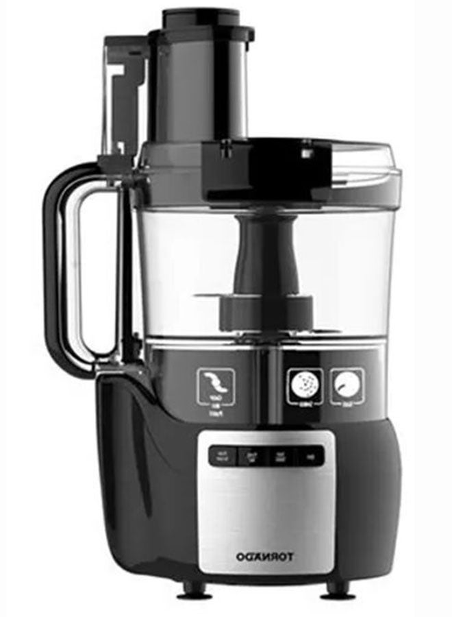 تورنيدو محضرة طعام 450 وعاء 1.5 لتر 1.5 L 450 W FP-450T أسود - Image 5