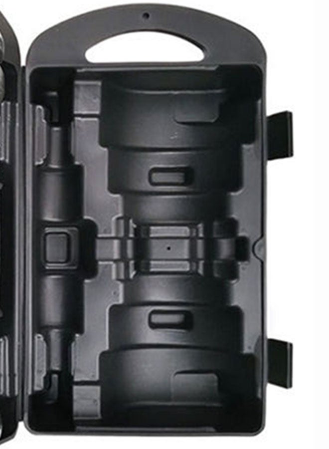 HIGHFLY - Painted Dumbbell Set With Black Rubber Bar 30kg - Image 1