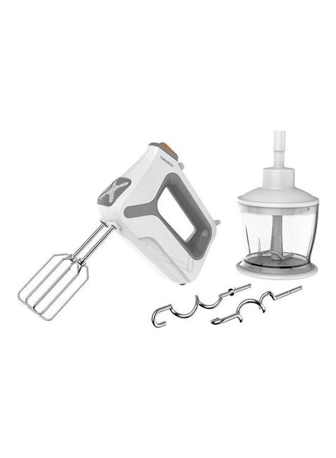 TORNADO Hand Mixer, 5 Speeds, Chopper 400 W THM-400SS White - Image 1