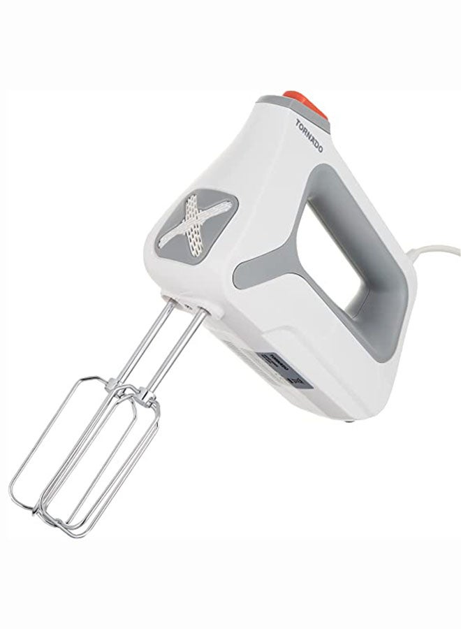 TORNADO Hand Mixer, 5 Speeds, Chopper 400 W THM-400SS White - Image 4