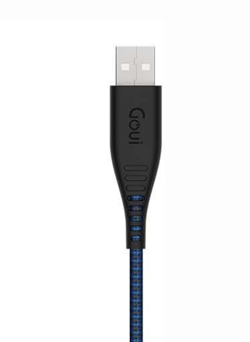 Goui - Flex Lightning MFI iPhone Extra Flexible Cable 1.5 mts - Dark Blue - Image 1
