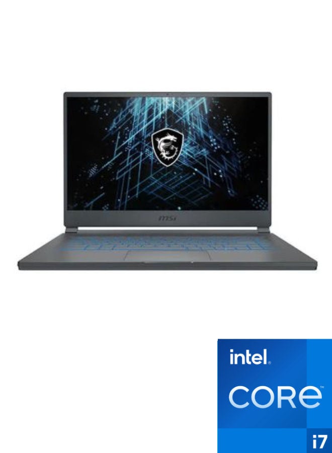 MSI - MSI Stealth 15M A11Uek-222 Laptop With 15.6 Inch Full HD / Intel Core i7-11375H /16GB RAM / 1TB SSD / Nvidia Geforce Series RTX 3060 6GB Max-Q Graphic Card / Windows With MSI Gaming Mouse English/Arabic Carbon Grey - Image 1