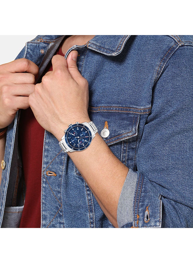 TOMMY HILFIGER Men's Jimmy   Blue Dial Watch - 1791949  - Image 4