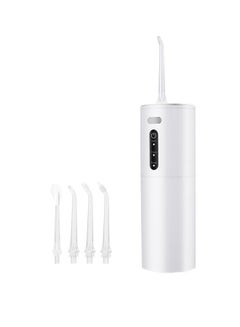 Electric Dental Water USB Charging Cordless Oral Irrigator For Home White 19x6.5x6.5cm