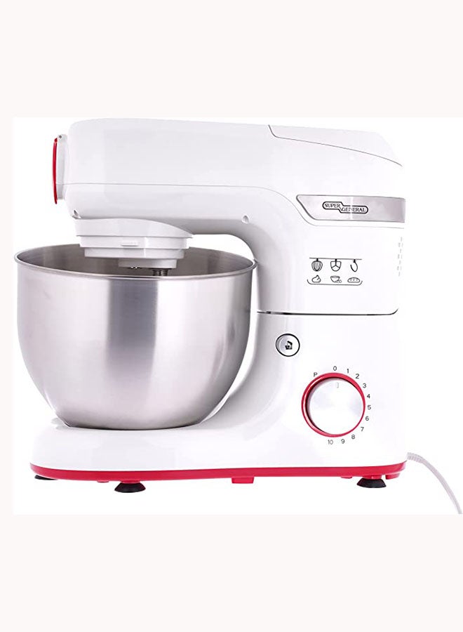 SUPER GENERAL Stand Mixer, 1000W, 5.5 Ltr, 10-level Speed Control 5.5 L 800 W KSGSTM1066D White  - Image 5