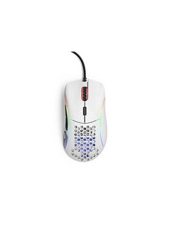 جلوريوس ماوس الألعاب Gloriuos White - ماوس الألعاب Glorious Model D على شكل قرص العسل - ماوس RGB فائق الخفة - ماوس الكمبيوتر الشخصي - 68 جم - ماوس أبيض لامع  - Image 2