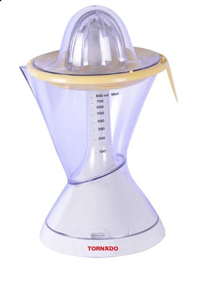تورنيدو - عصارة موالح 0.8 لتر 0.8 L 40 W TCJ-40S أبيض - Image 1