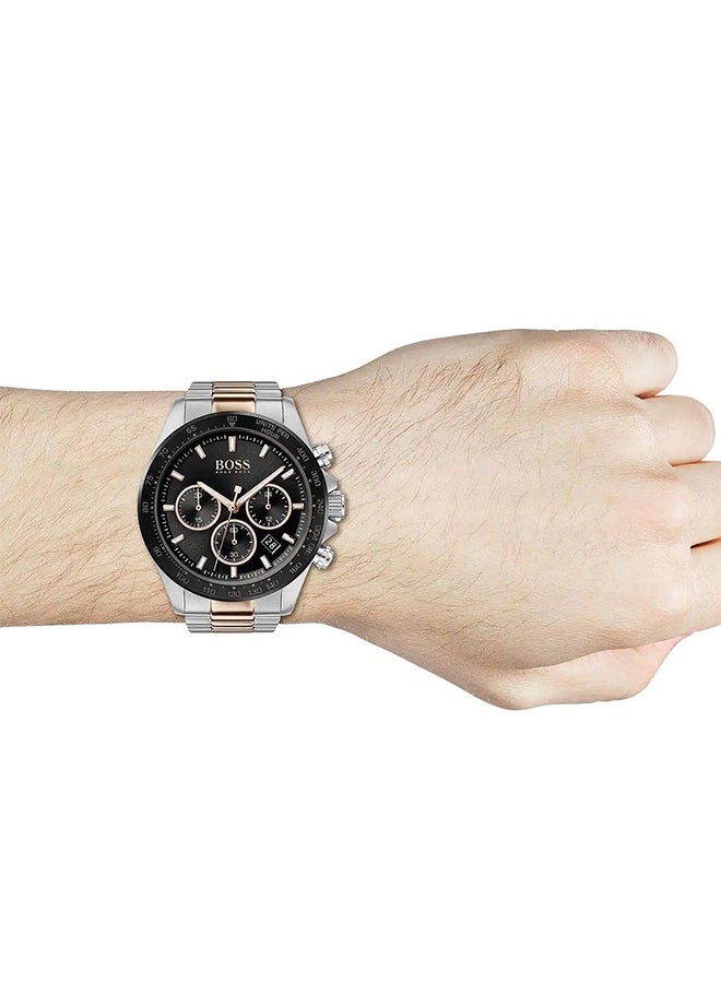Boss Black - Men's Chronograph Leather Wrist Watch - Image 1