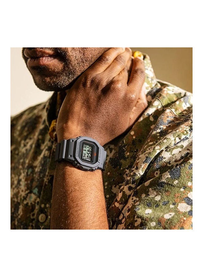 G-SHOCK Resin Digital watch DW 5600MNT 8DR - 49 mm - Grey  - Image 2
