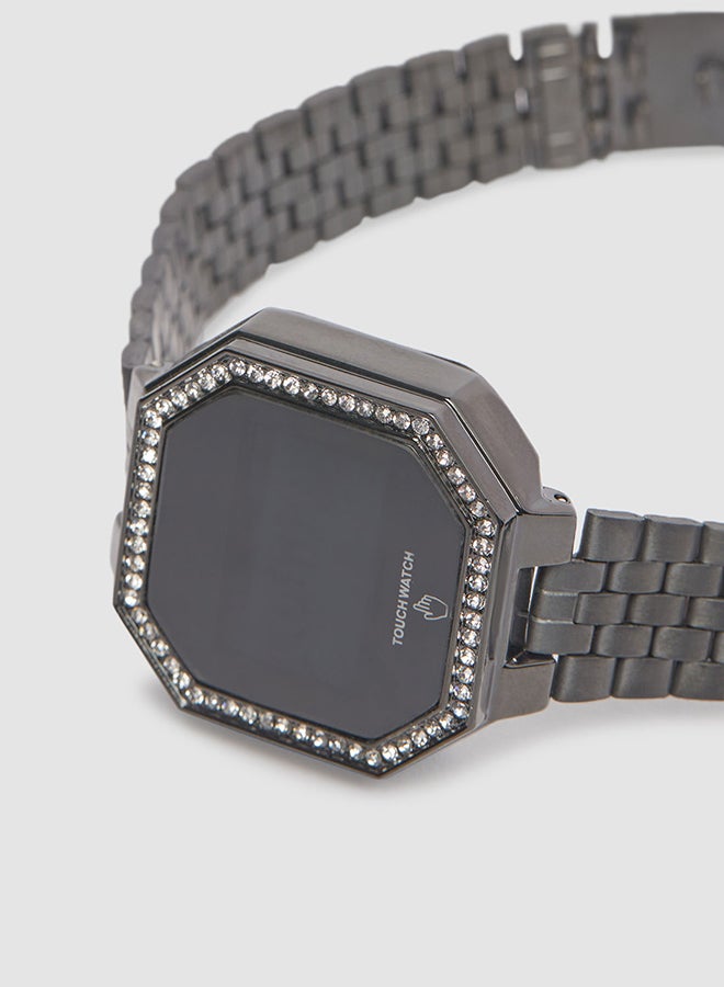 Generic - Women's Digital Modern - Watches Stainless Steel - Black ,Digital, Quartz - Image 1