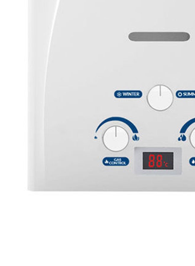 Ocean Gas Water Heater 10 Liters Digital Without A Chimney With Adapter Full Safety OCEGWH10NGD White - Image 4