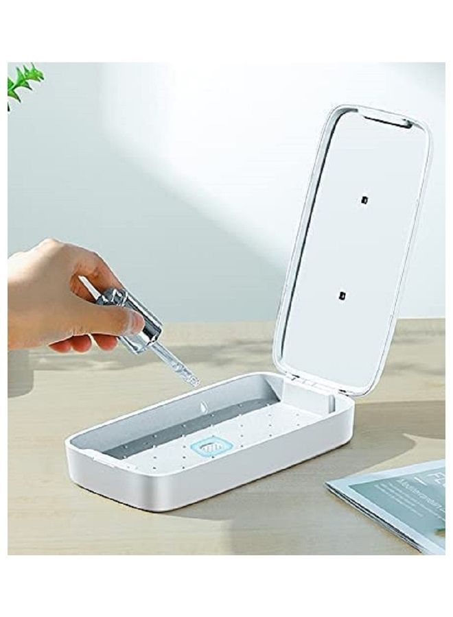 JOYROOM - UV Sterilizer Box Multi-Function Cleaner Smart Phone Deep Sterilizing For Watches Jewelry Glasses White - Image 1