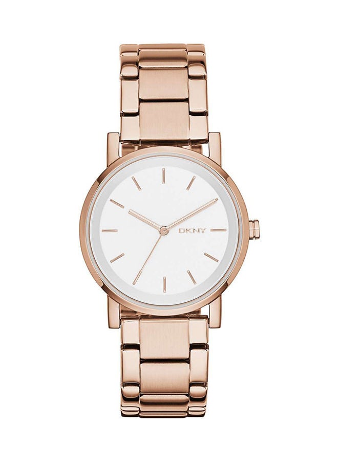 DKNY Women's Soho Stainless Steel Analog Watch NY2344 - 34 mm - Rose Gold - Image 1