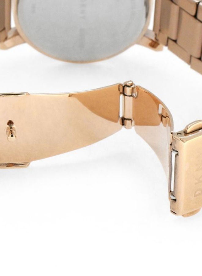 DKNY Women's Soho Stainless Steel Analog Watch NY2344 - 34 mm - Rose Gold - Image 3