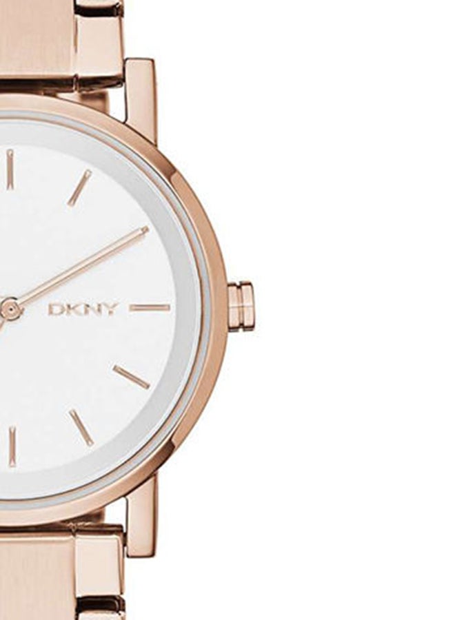 DKNY Women's Soho Stainless Steel Analog Watch NY2344 - 34 mm - Rose Gold - Image 5