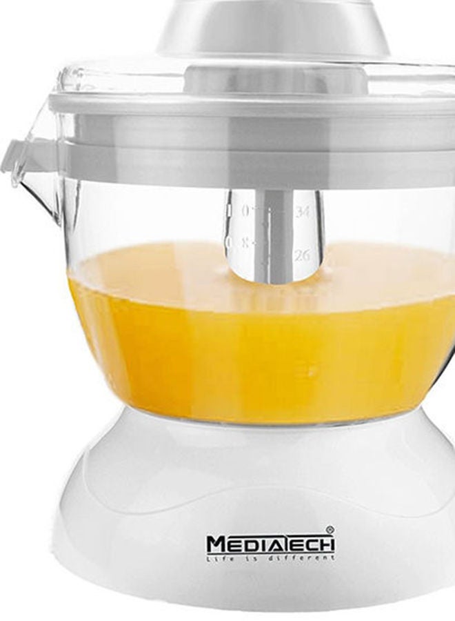 Media Tech Citrus Orange Juicer, 1 L 40 W MT-J02 White/Grey  - Image 3